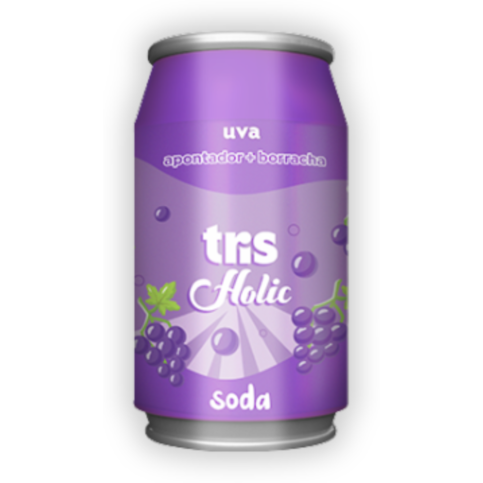 Apontador com Depósito e Borracha Soda Holic Tris - #1