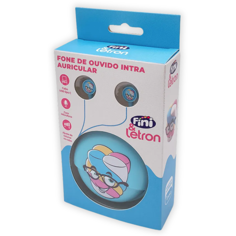 Fone de Ouvido Intra Auricular Fini Letron