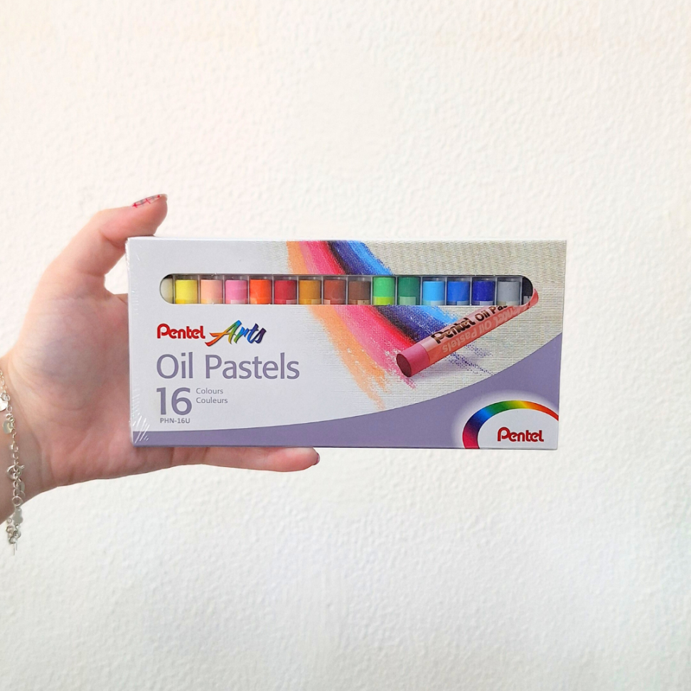 Giz Pastel Oleoso 16 Cores Arts Pentel - #1