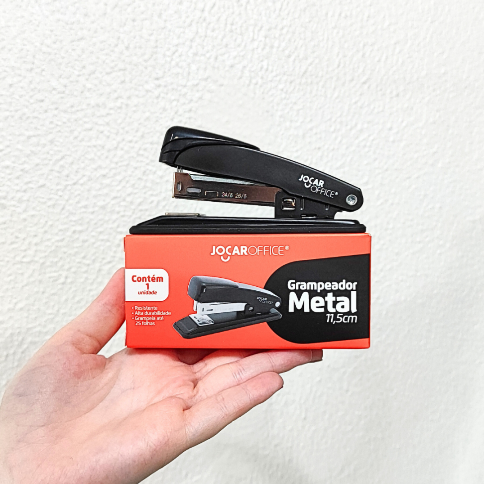 Grampeador 25 Folhas Metal Jocar Office - #3