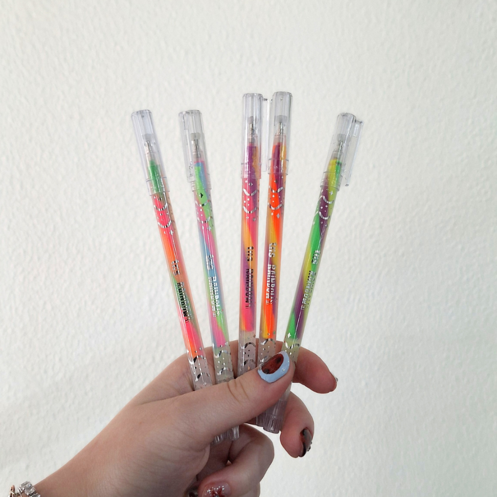 Caneta Gel Rainbow Tris - #8