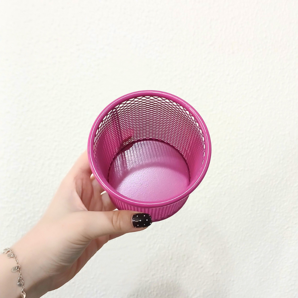 Porta Canetas Aramado Rosa OR5104 BRW - #4