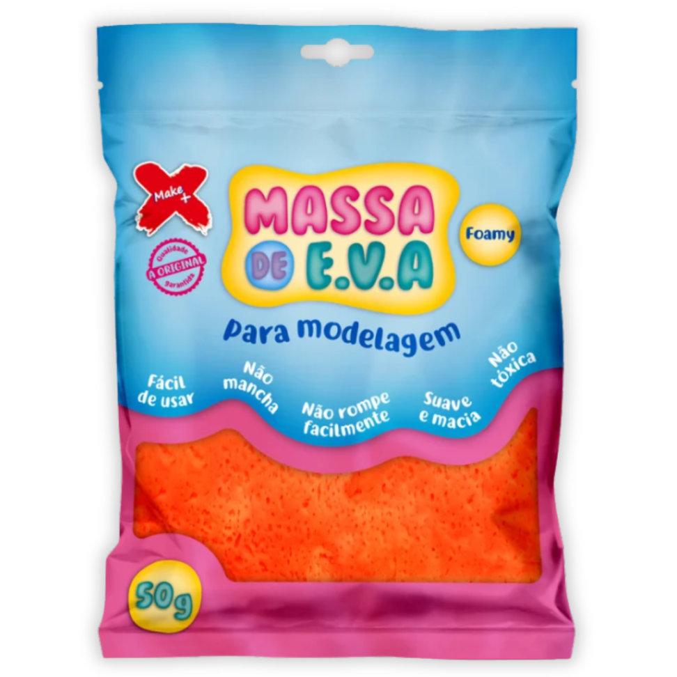 Massa de EVA para Modelagem 50g Make+ - #6