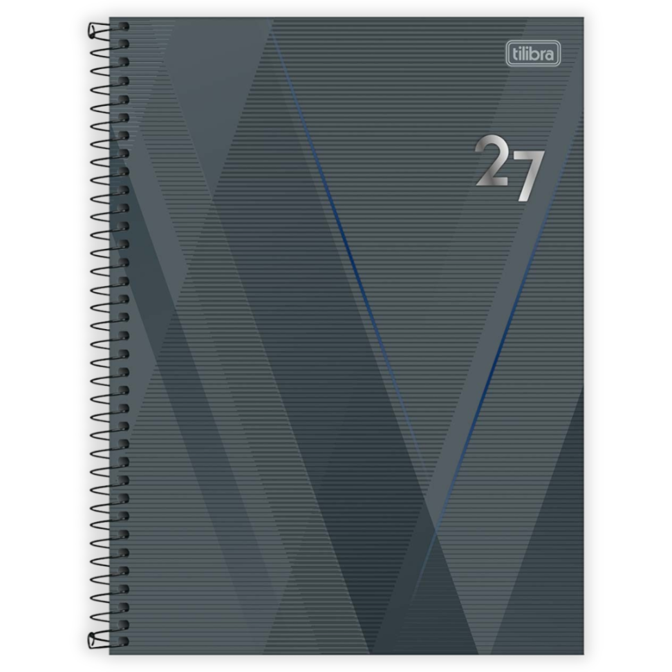 Agenda com Espiral Executiva Diária Grande Spot Neutra 2027 Tilibra
