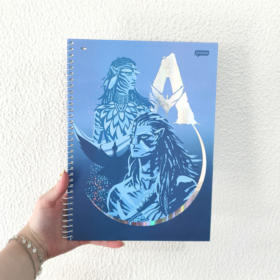 Caderno com Espiral Universitário Avatar 1 Matéria Jandaia - #1