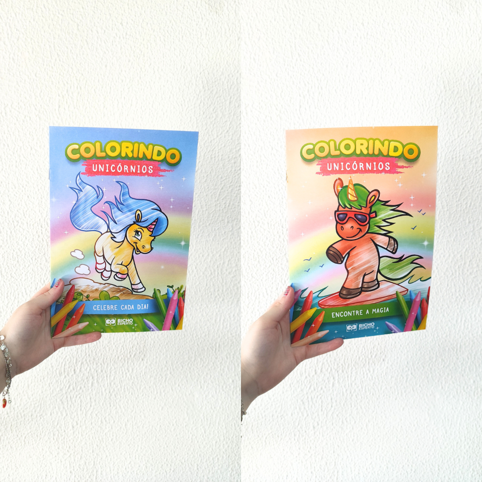 Livro Colorindo Unicórnios Bicho Esperto - #1