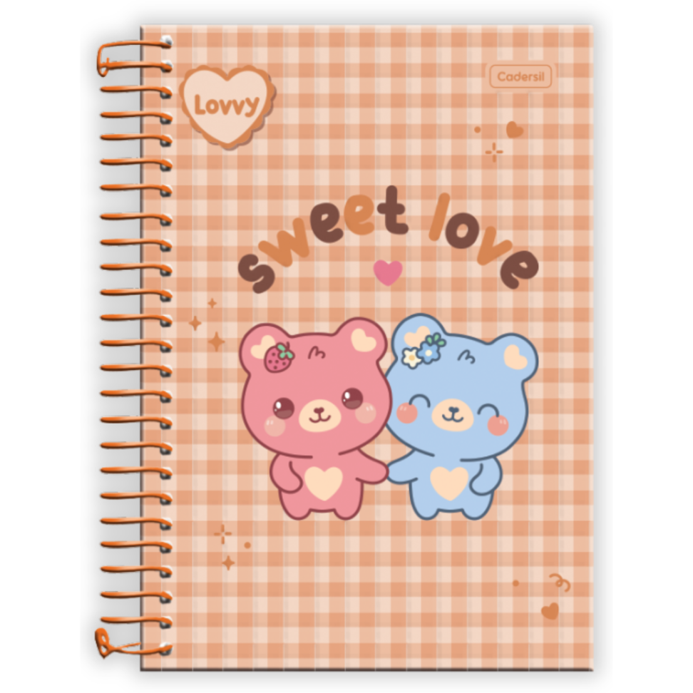 Caderneta com Espiral Lovvy Cadersil - #5