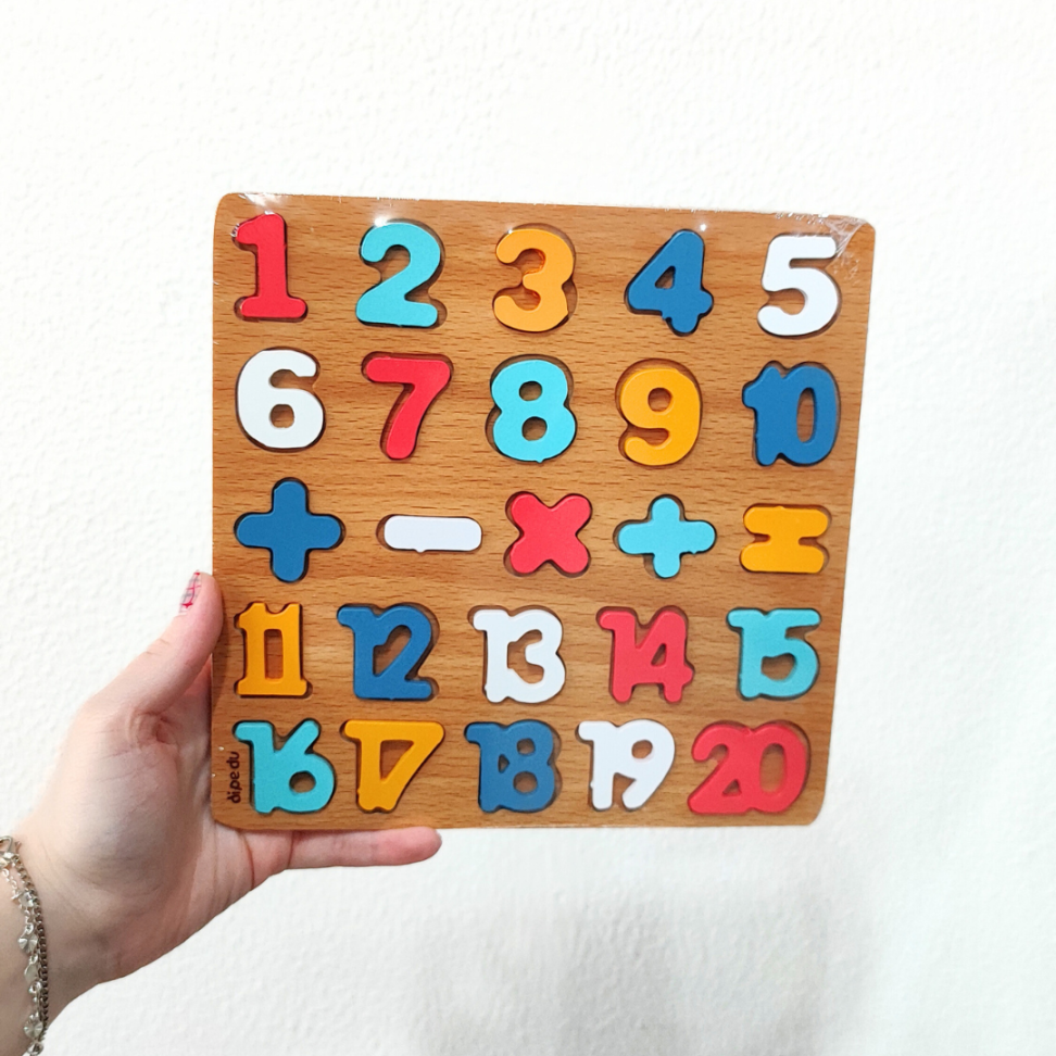 Quebra-Cabeça Número/Alfabeto Dipedu BRW - #1