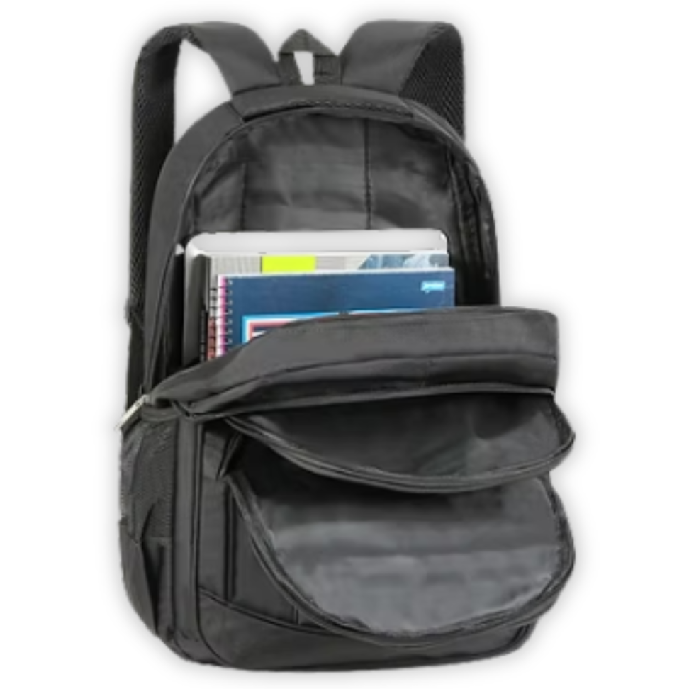 Mochila de Costas Preta Kaust Triviun - #1