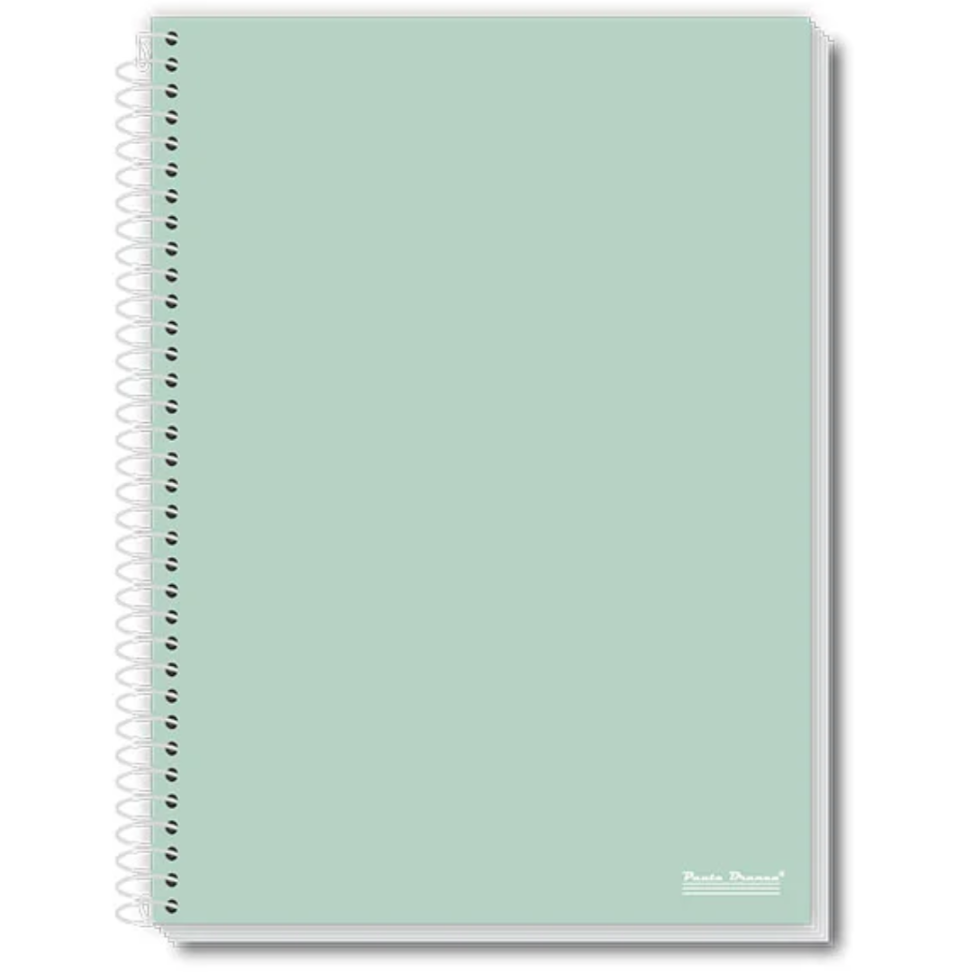 Caderno com Espiral Universitário Office Color 1 Matéria Pauta Branca - #5