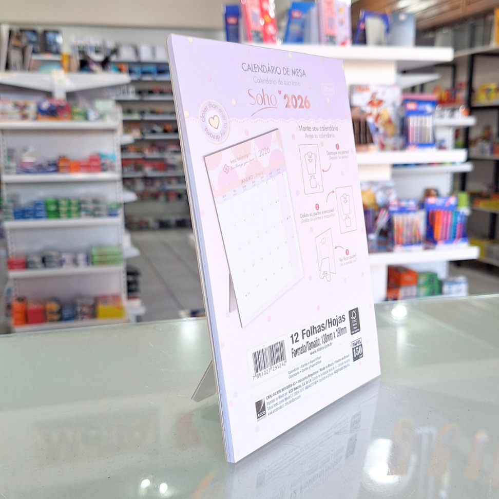 Calendário Planner de Mesa Soho 2026 Tilibra - #4