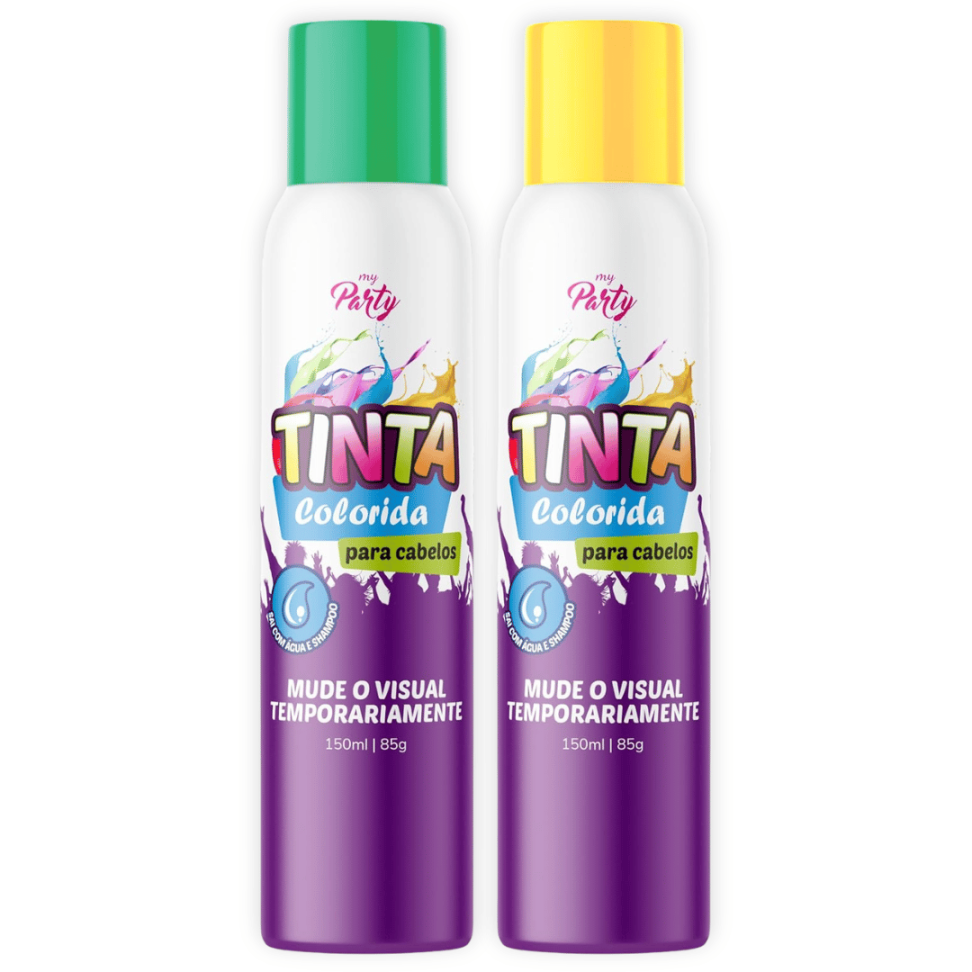 Tinta Colorida para Cabelo Brasil My Party