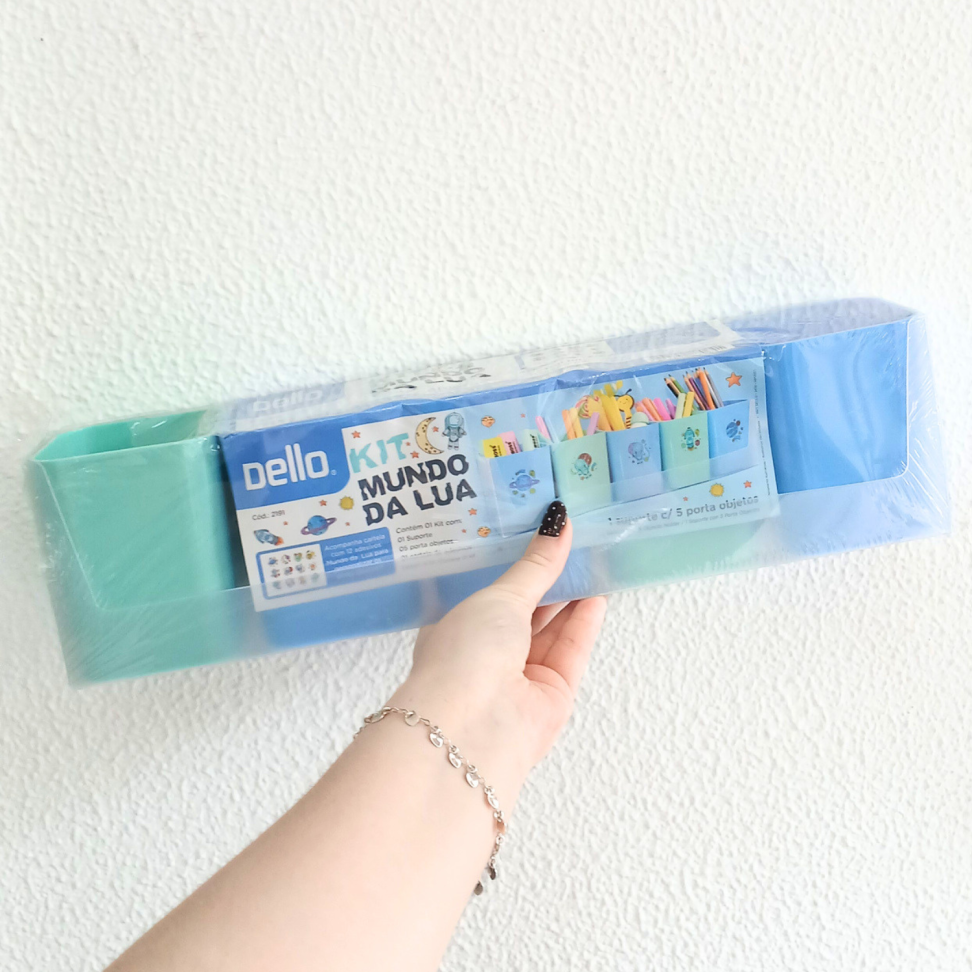 Kit Porta Canetas Mundo da Lua 6 Peças Dello - #4