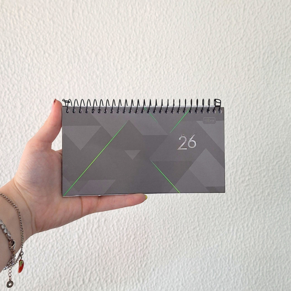 Agenda Executiva Espiral Semanal Horizontal Spot Neutra 2026 Tilibra - #6