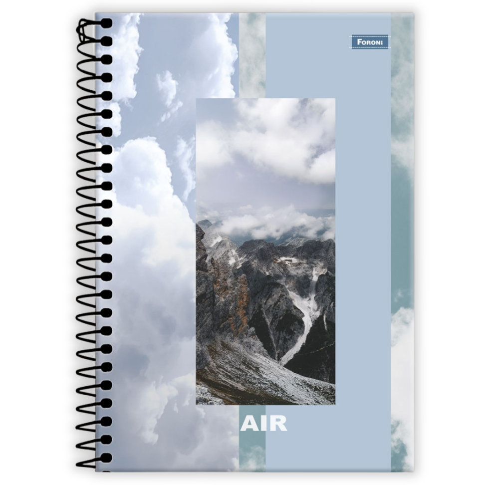 Caderno com Espiral Pequeno 1/4 4 Elementos Mais Foroni - #4