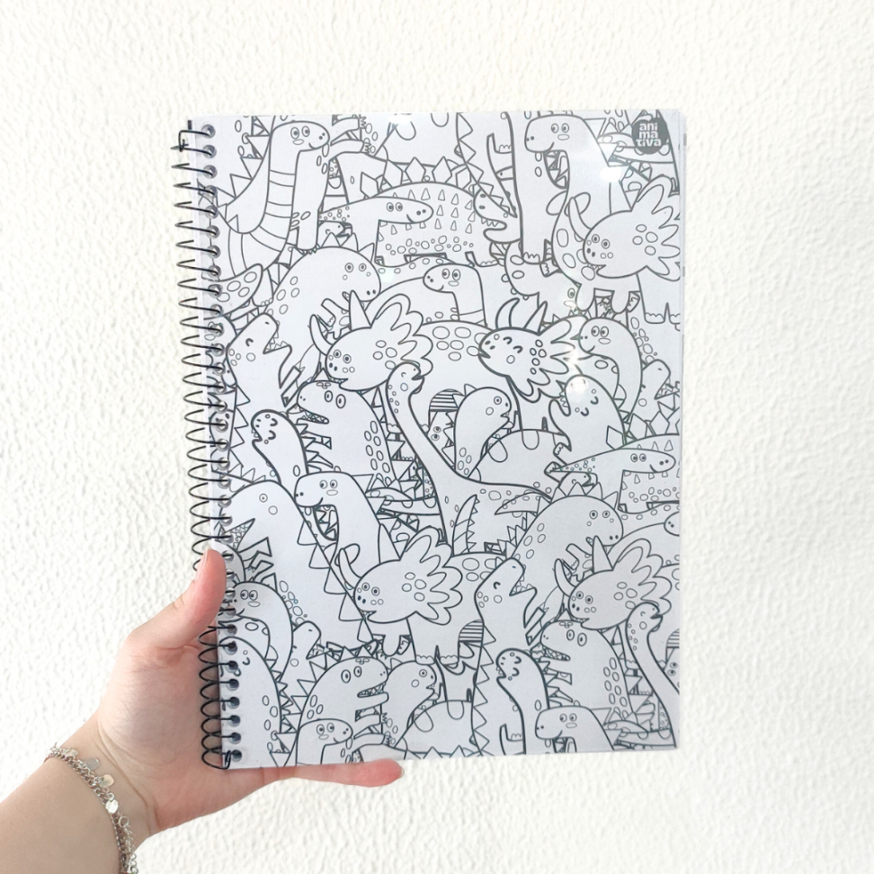 Caderno com Espiral Universitário Color Quest 1 Matéria Animativa - #9