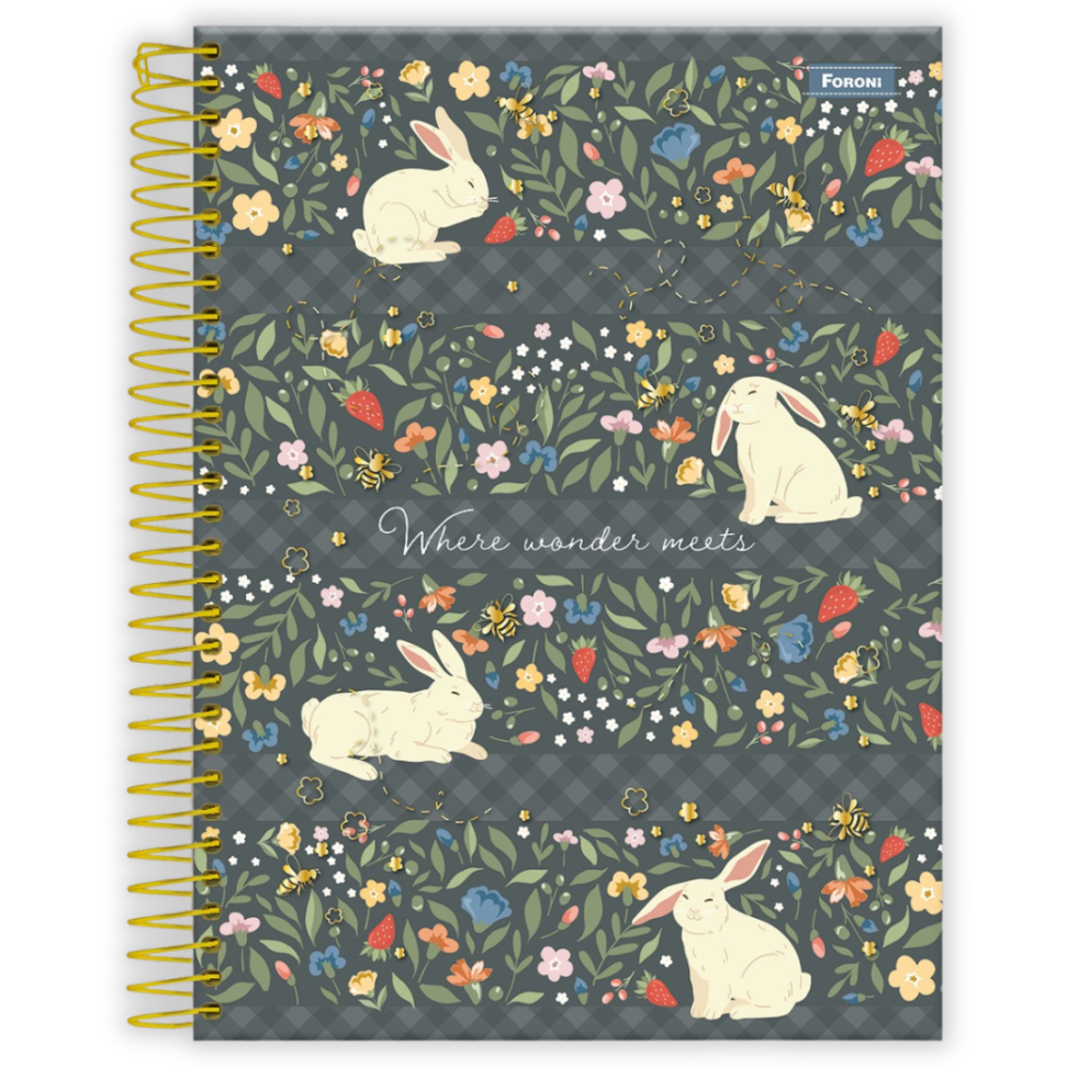 Caderno com Espiral Colegial Milly 10 Matérias Foroni - #5