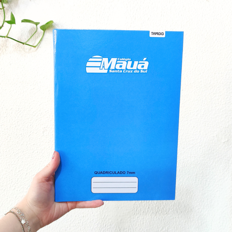 Caderno Quadriculado 7mm x 7mm Mauá - #1