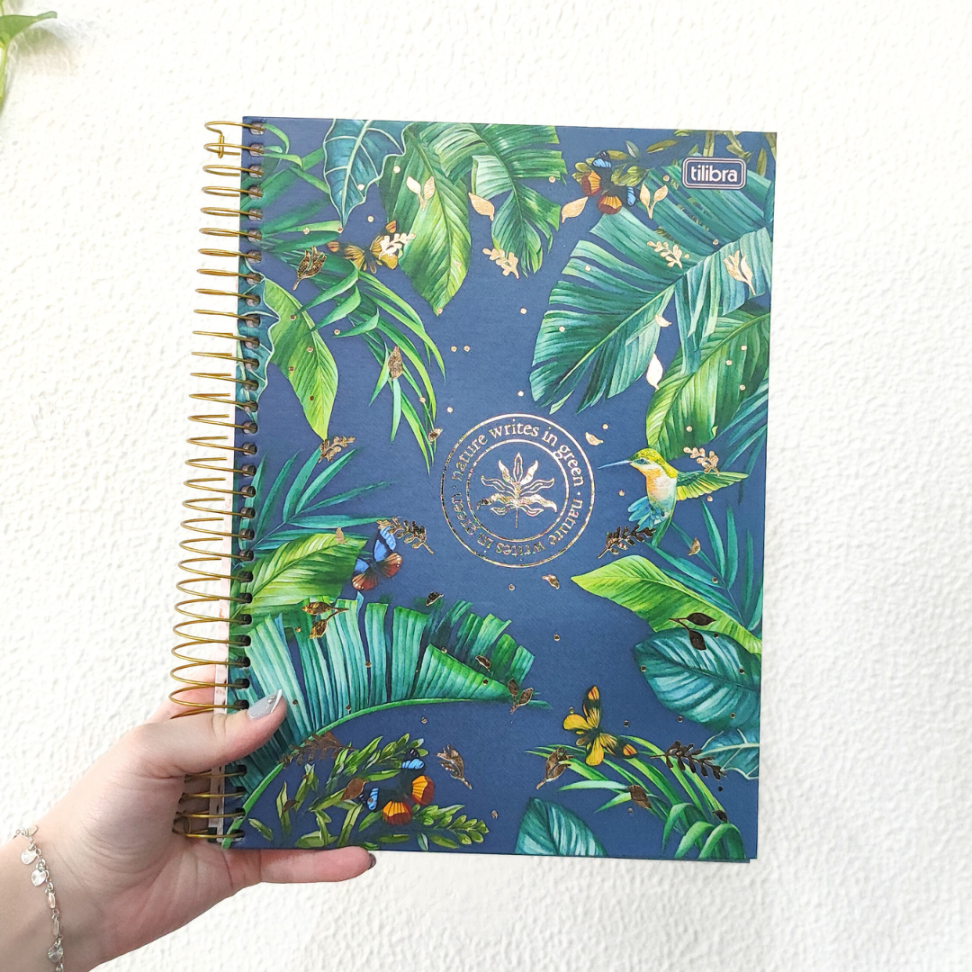 Caderno com Espiral Universitário 10 Matérias Naturalis Tilibra - #1