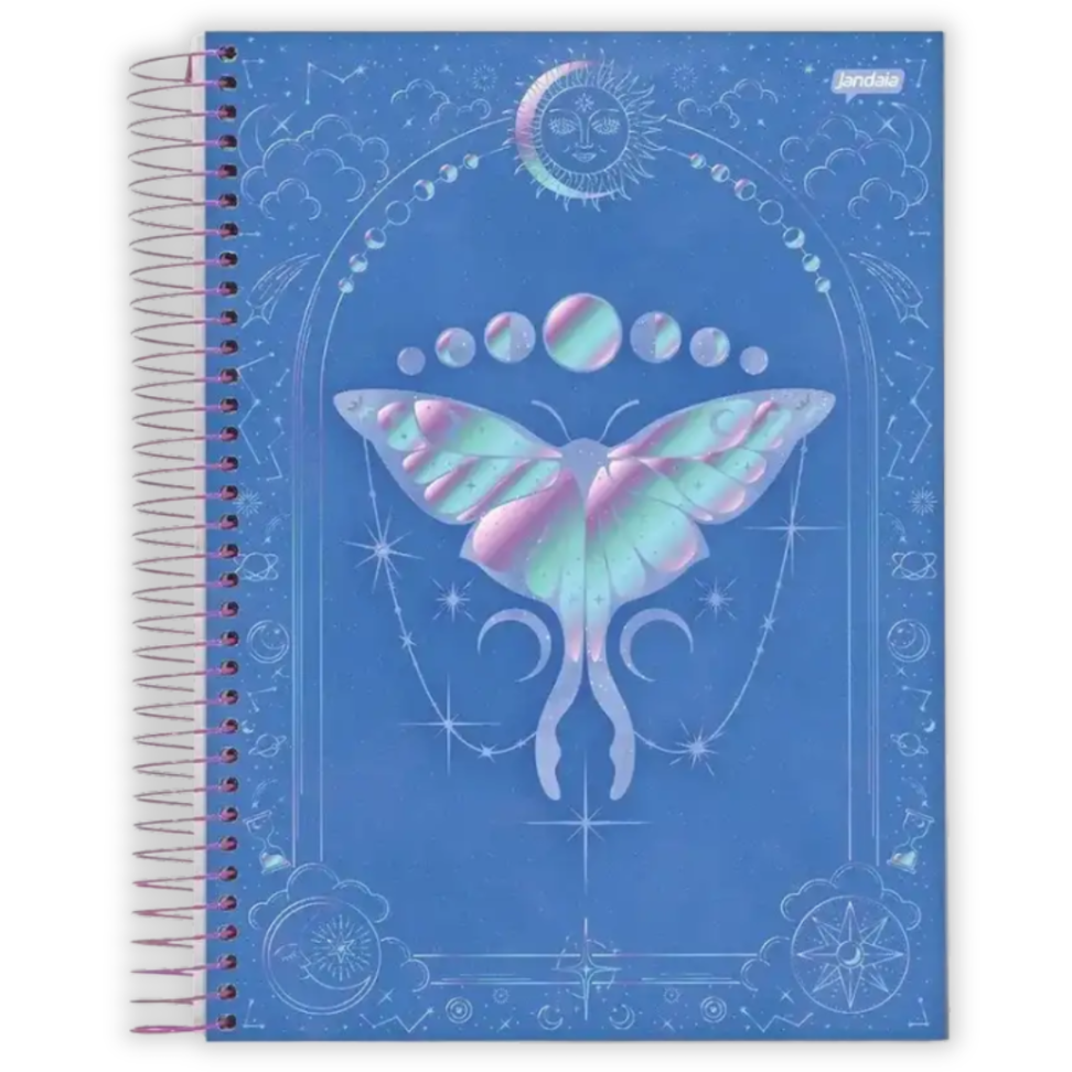 Caderno com Espiral Universitário Mystic 1 Matéria Jandaia - #4