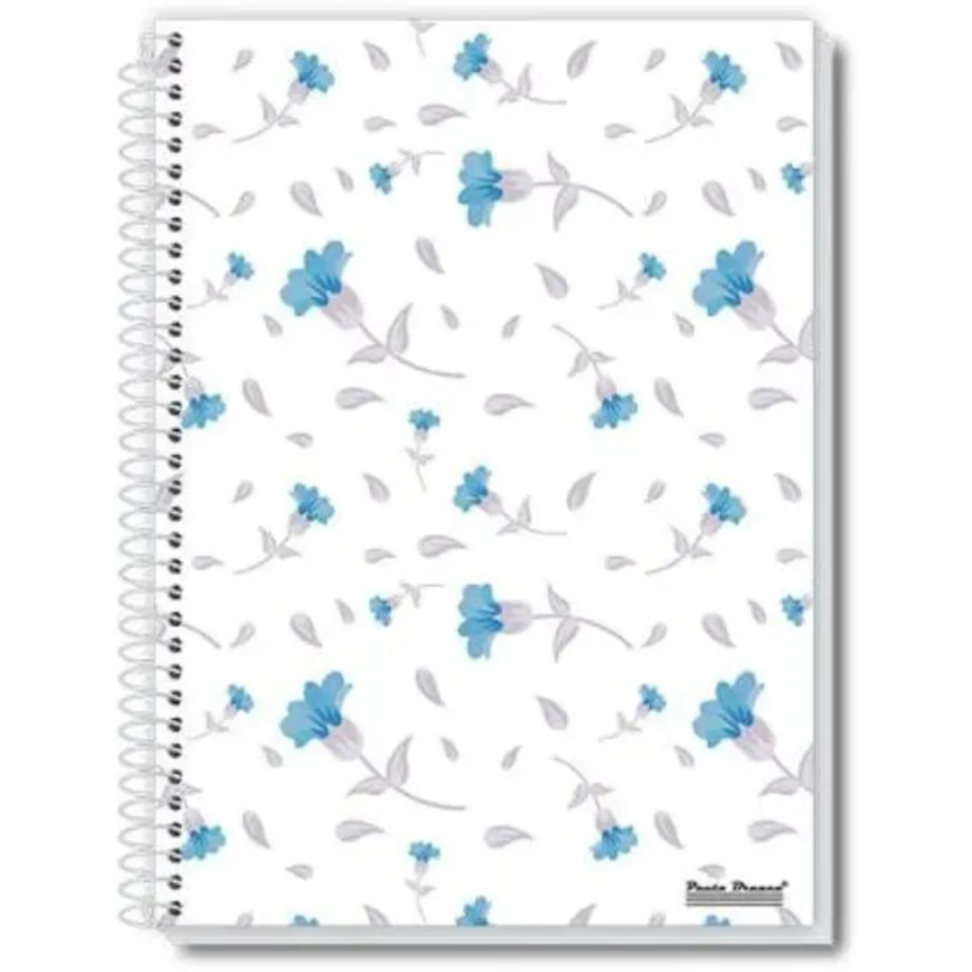 Caderno com Espiral Universitário Loop 10 Matérias Pauta Branca - #3