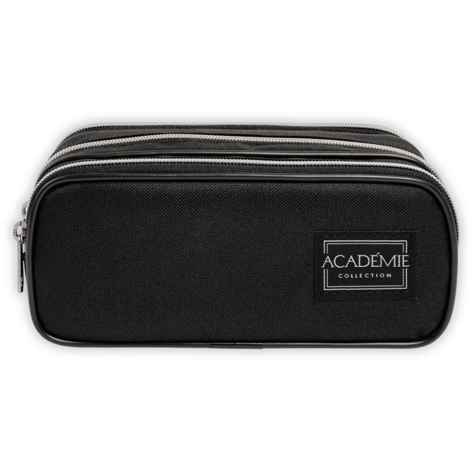 Estojo Triplo Preto 179558 Académie Tilibra - #1