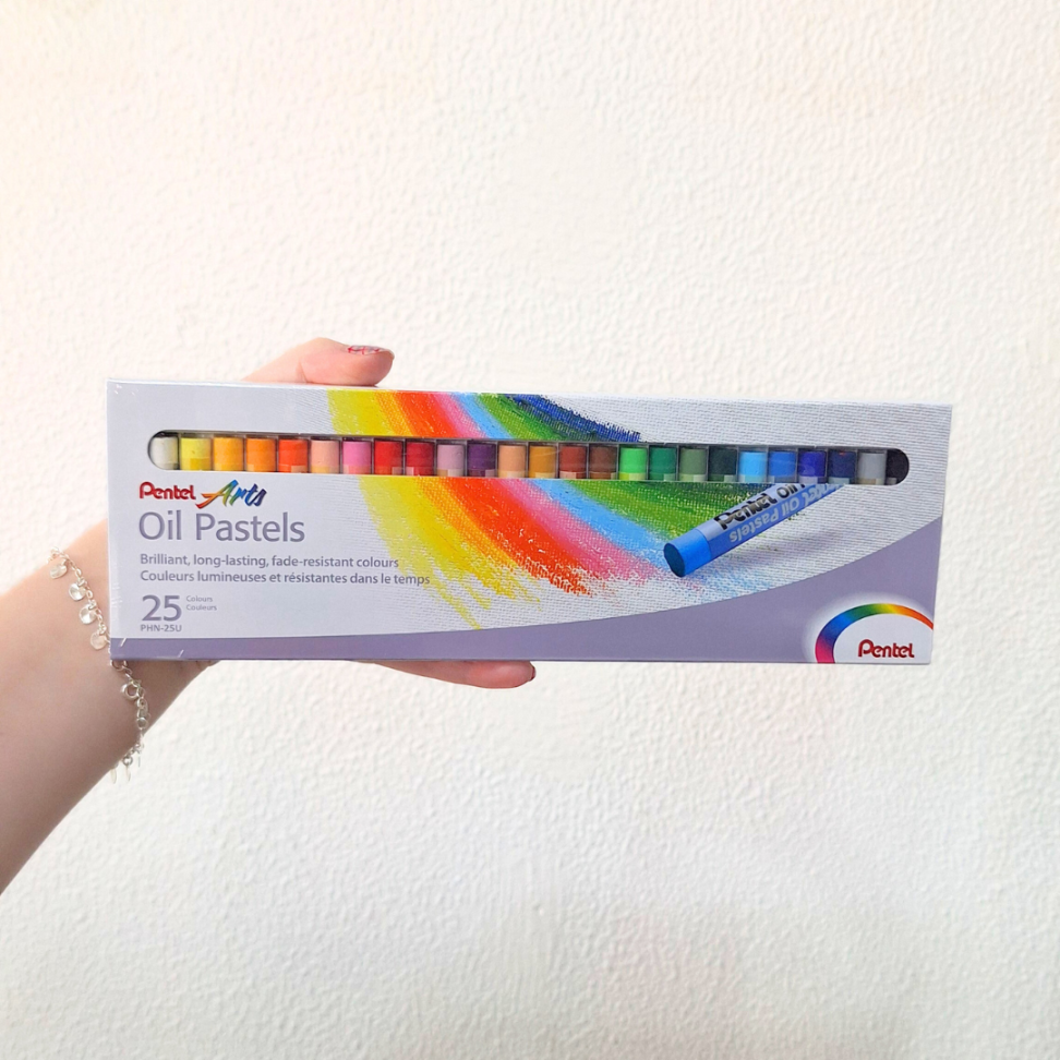Giz Pastel Oleoso 25 Cores Arts Pentel - #1