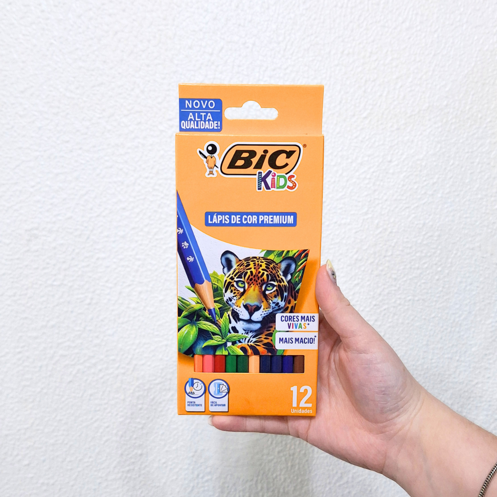 Lápis de Cor Premium 12 Cores Kids Bic - #3