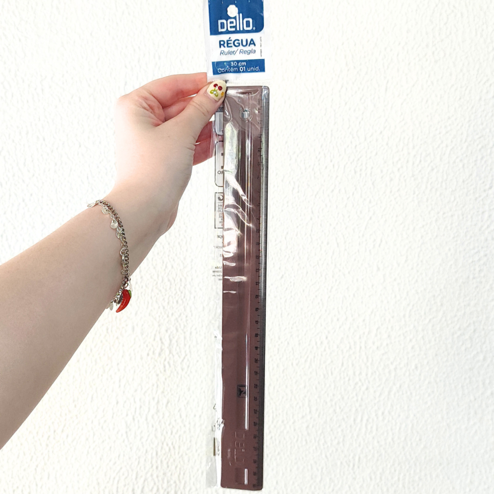 Régua Plástica Brigadeiro 30cm Dello - #1