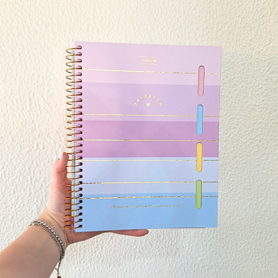 Caderno Criativo com Espiral Colegial Daydream Cadersil - #8
