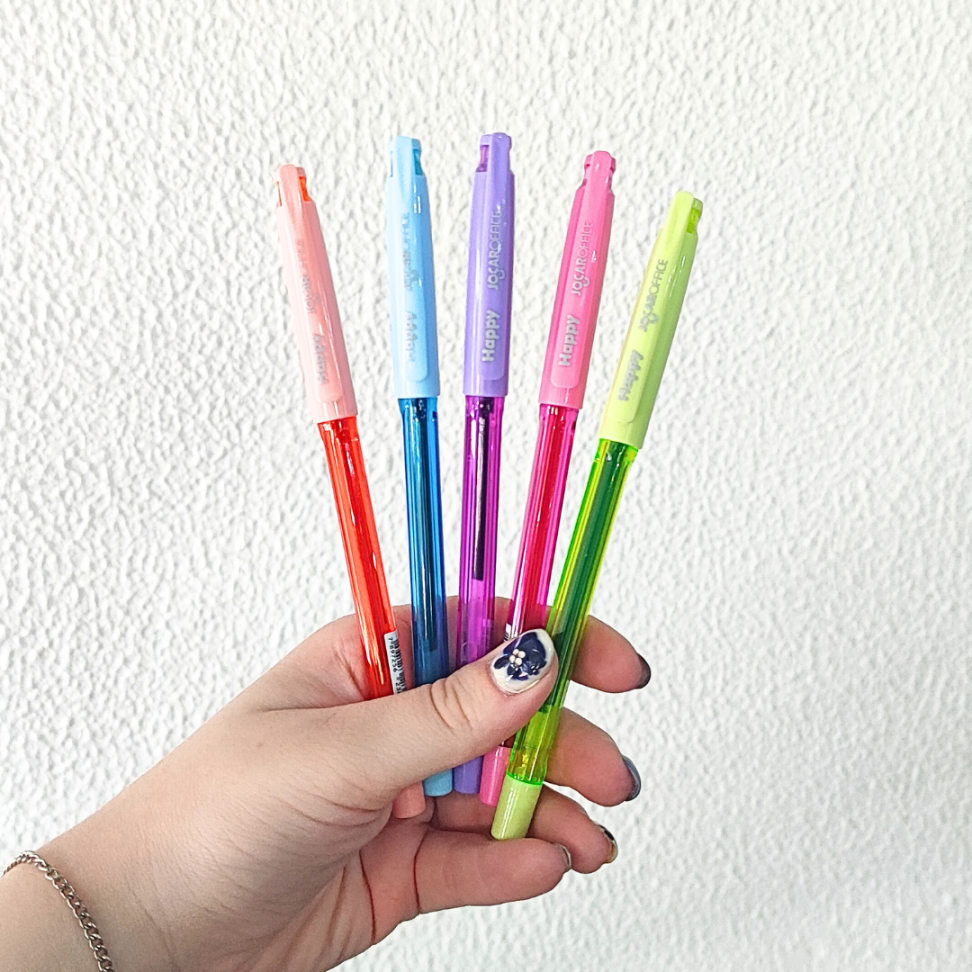 Caneta Gel Happy 0.7 Jocar Office - #7
