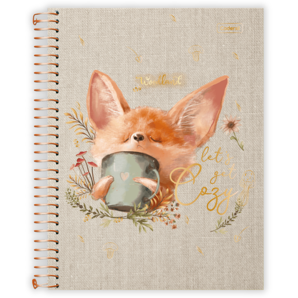 Caderno com Espiral Universitário Woodland 1 Matéria Cadersil - #2