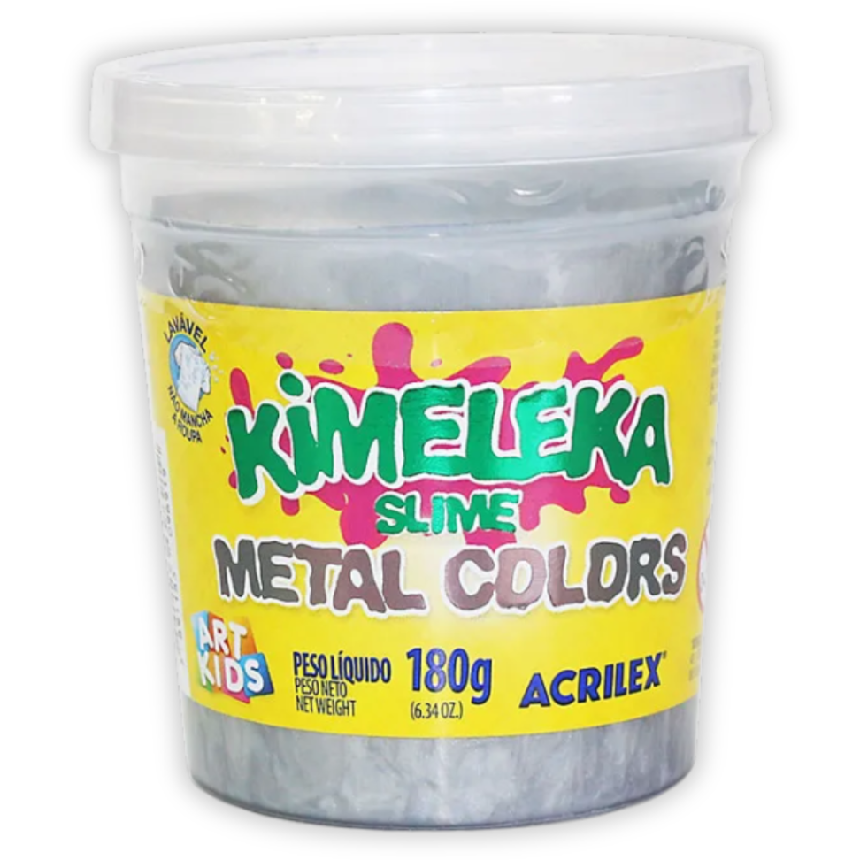 Slime Kimeleka Metal Colors Art Kids 180g Acrilex - #4
