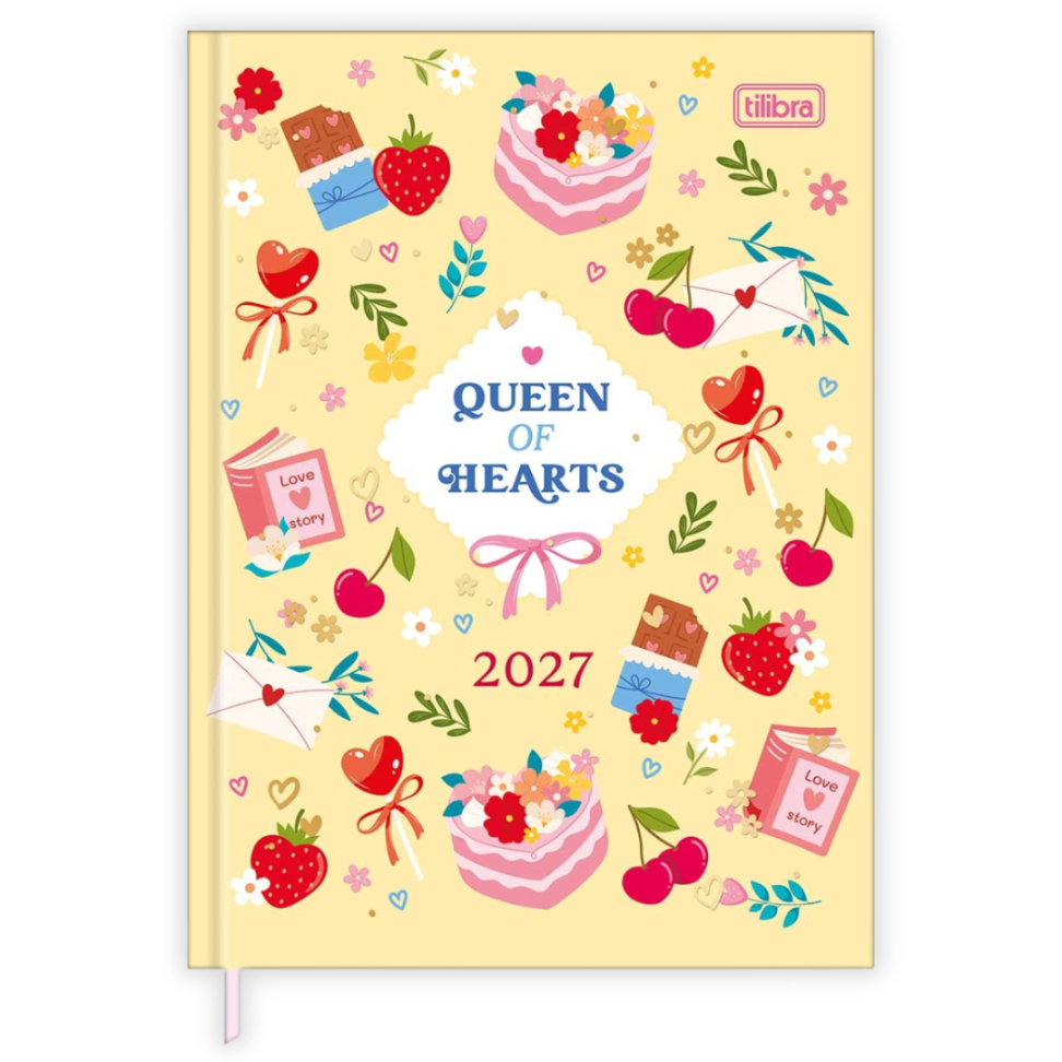 Agenda Costurada Diária Pequena Charme 2027 Tilibra - #3