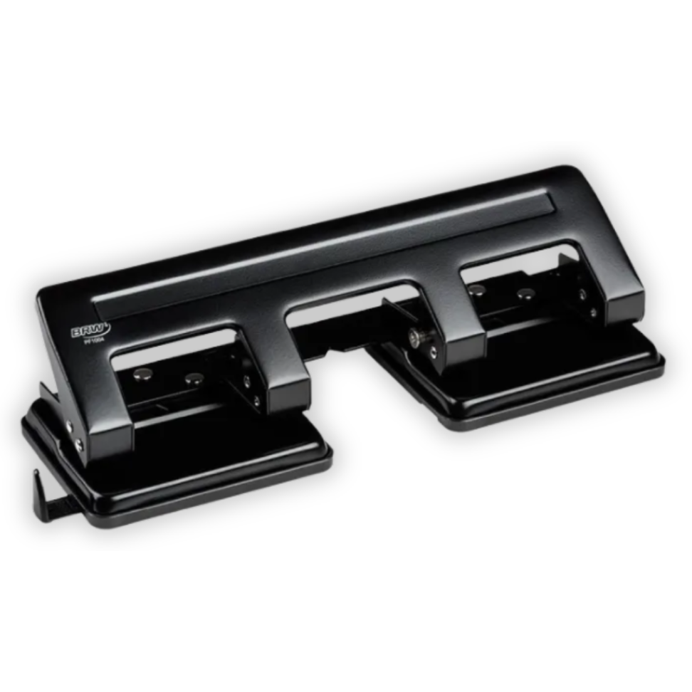 Perfurador 4 Furos 20 Folhas Estrutura Metálica BRW - #2