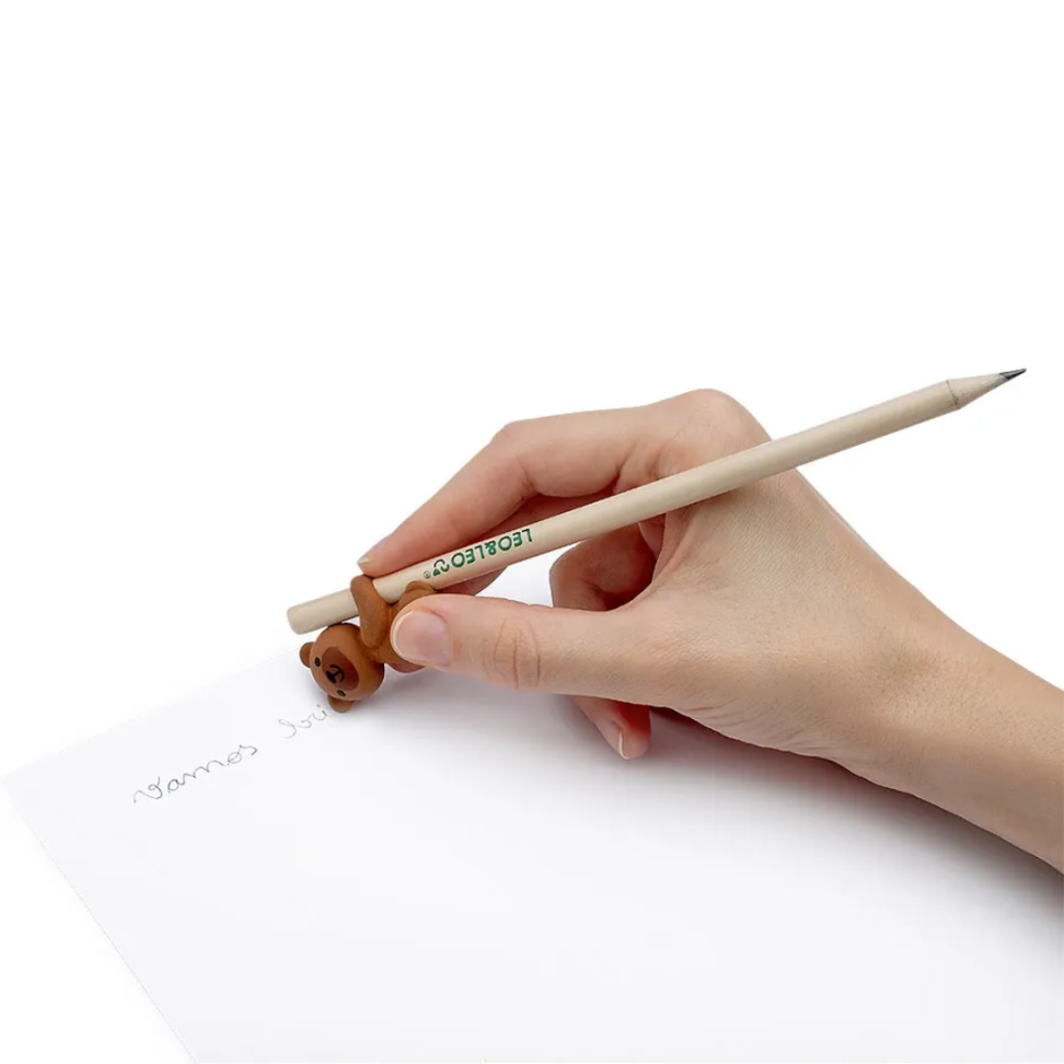 Lápis Grafite de Escrever com Borracha Ursinhos Leo e Leo - #6