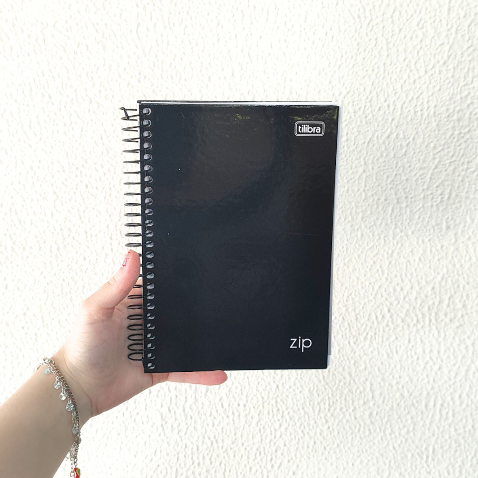 Caderno com Espiral 160 Folhas Pequeno 1/4 Zip E Tilibra - #1