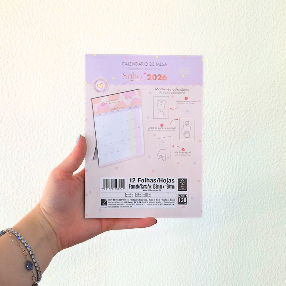 Calendário Planner de Mesa Soho 2026 Tilibra - #3