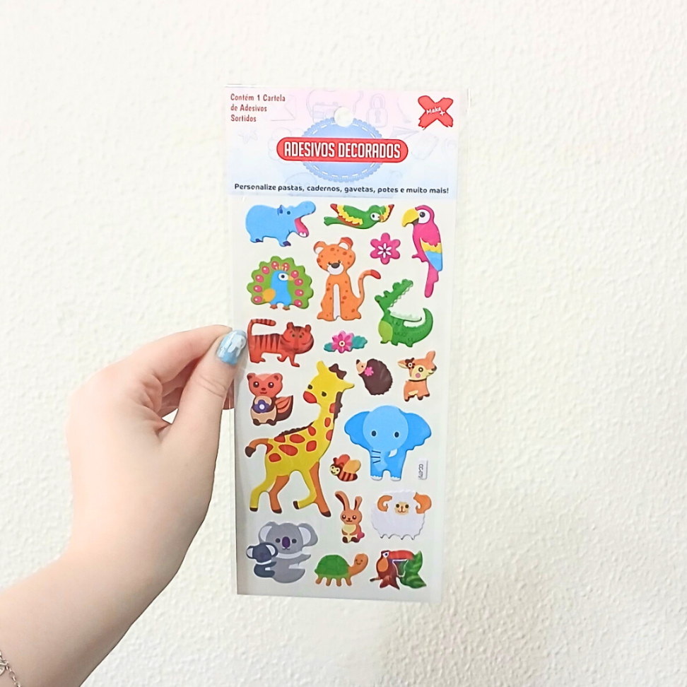 Adesivos Decorados Animais Make+ - #13