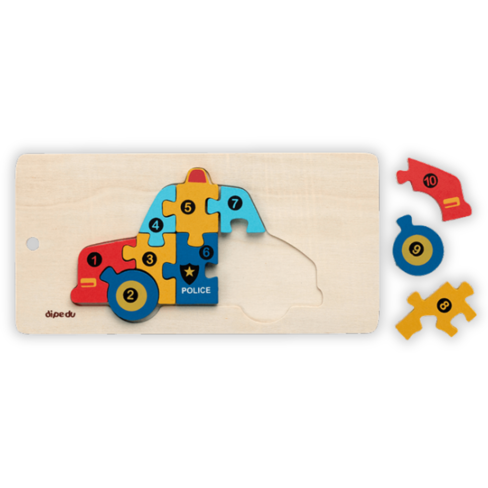 Quebra-Cabeça 10 Peças Dipedu BRW - #1