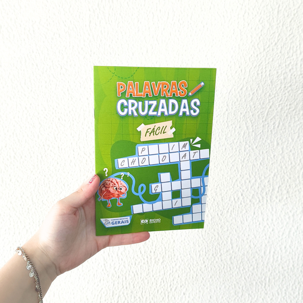 Livro Palavras Cruzadas Fácil Bicho Esperto - #3