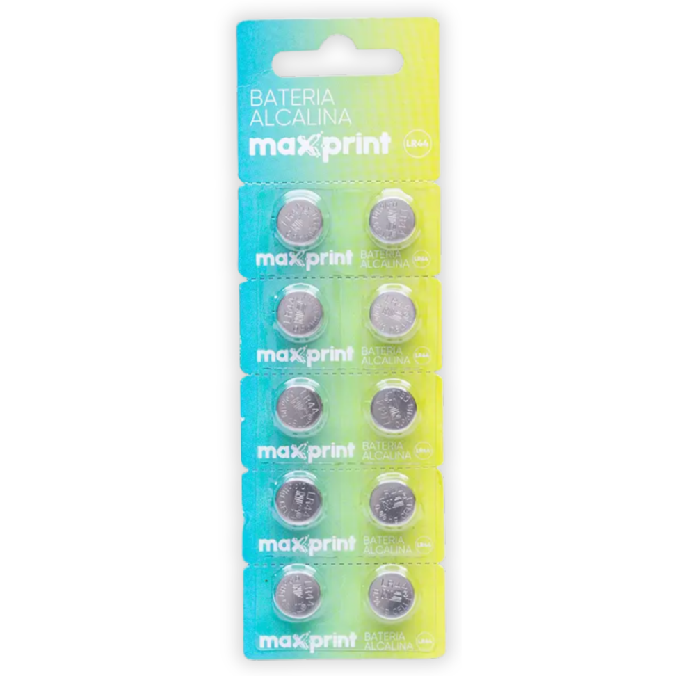 Bateria Alcalina LR44 Maxprint