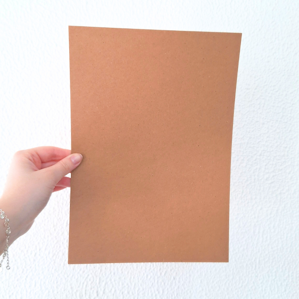 Bloco Papel Kraft Natural Especial para Artesanato 50 Folhas A4 180g Off Paper - #1