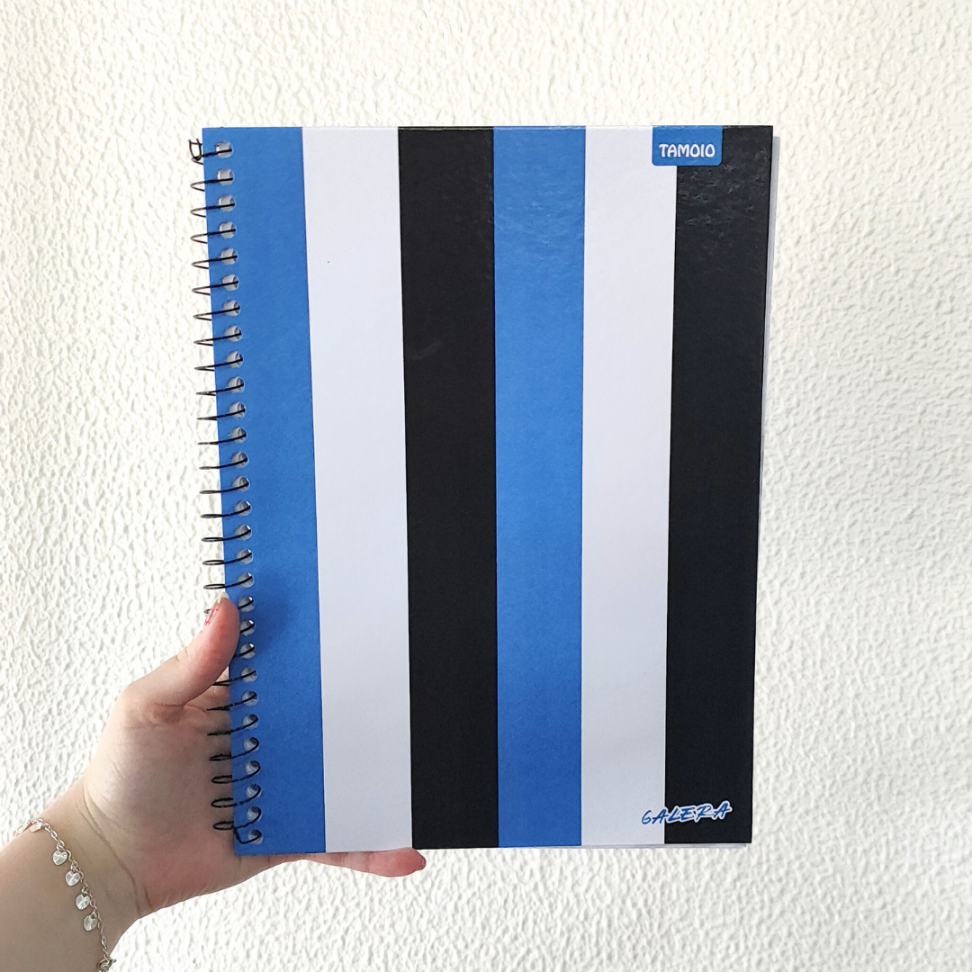 Caderno com Espiral Universitário 1 Matéria Galera Grêmio Tamoio - #1