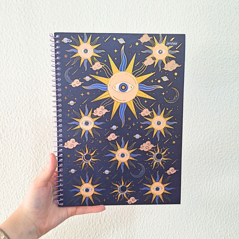 Caderno com Espiral Universitário Mystic 1 Matéria Jandaia - #9