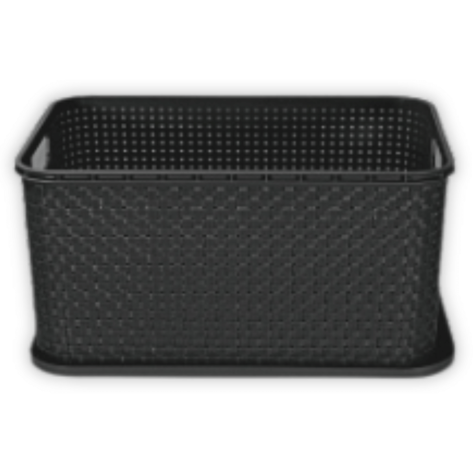 Caixa Organizadora Rattan Preto 16L Nitron - #3