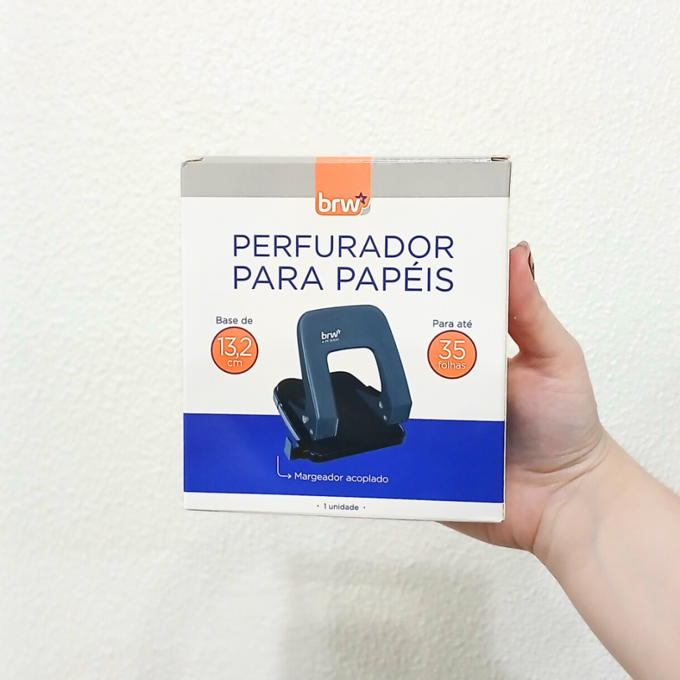 Perfurador 2 Furos 35 Folhas PF3000 BRW - #4