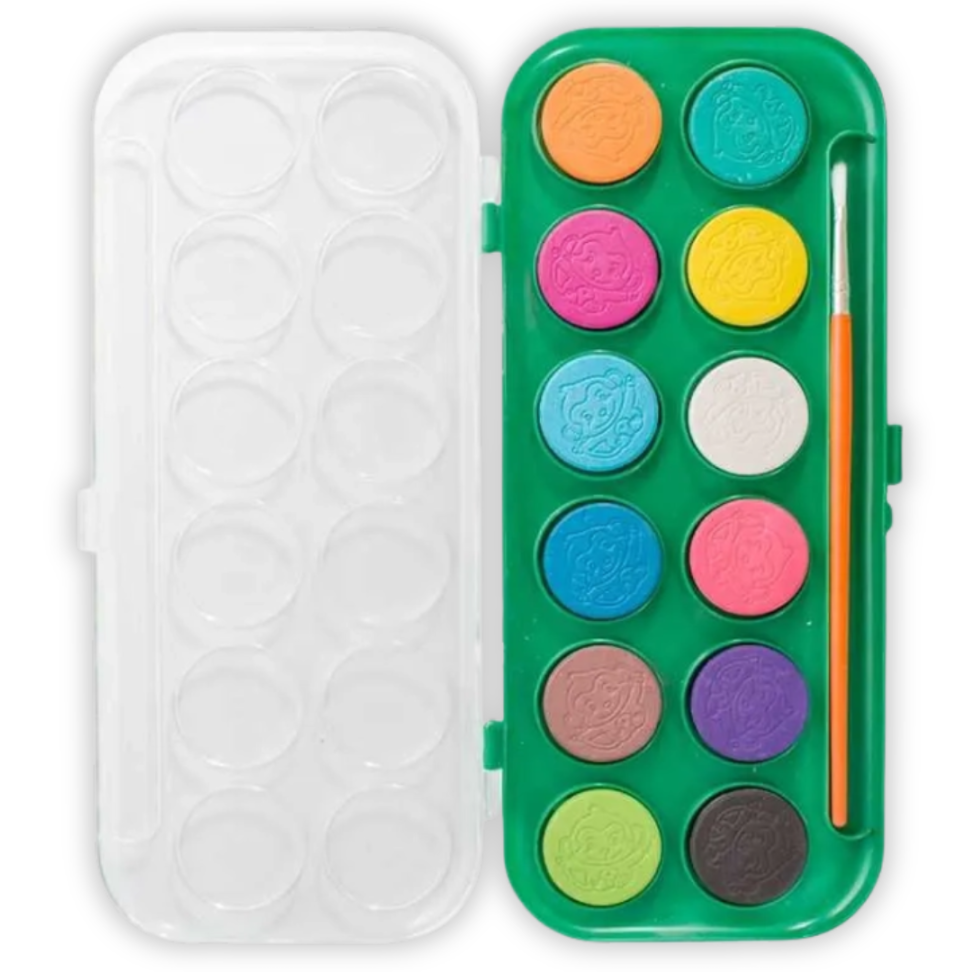 Aquarela Escolar 12 Cores + 1 Pincel Leo e Leo - #3