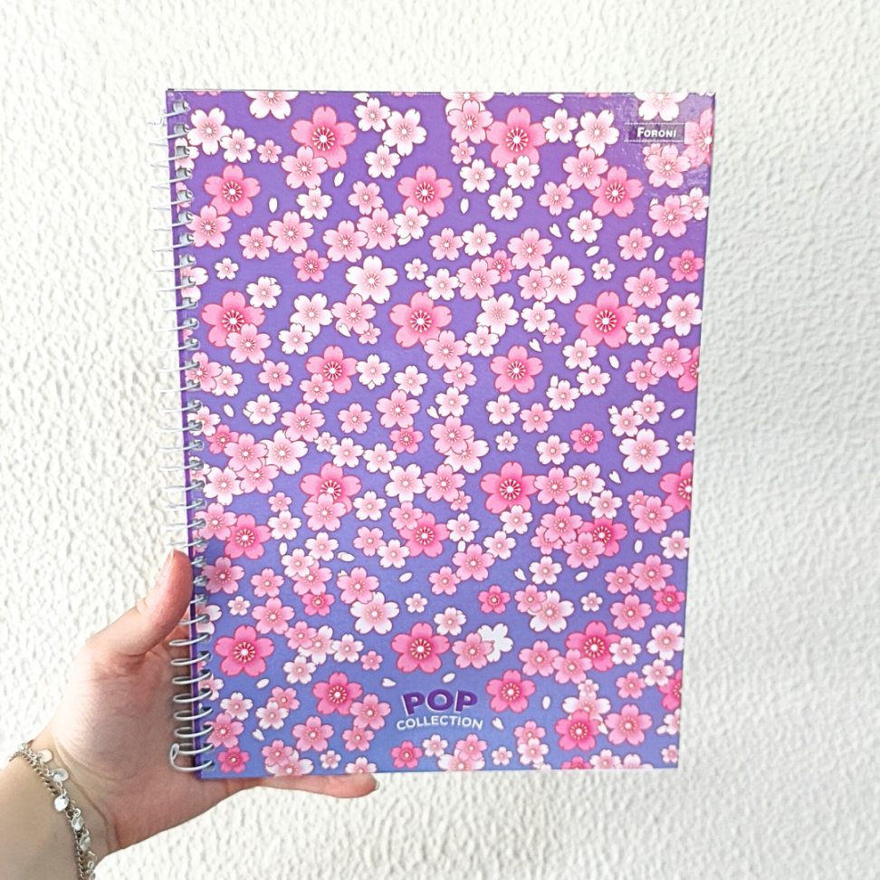 Caderno com Espiral Universitário Pop Collection 1 Matéria Foroni - #1