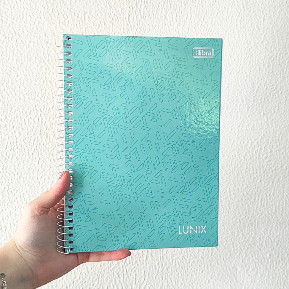 Caderno com Espiral Colegial 1 Matéria Lunix Tilibra - #1